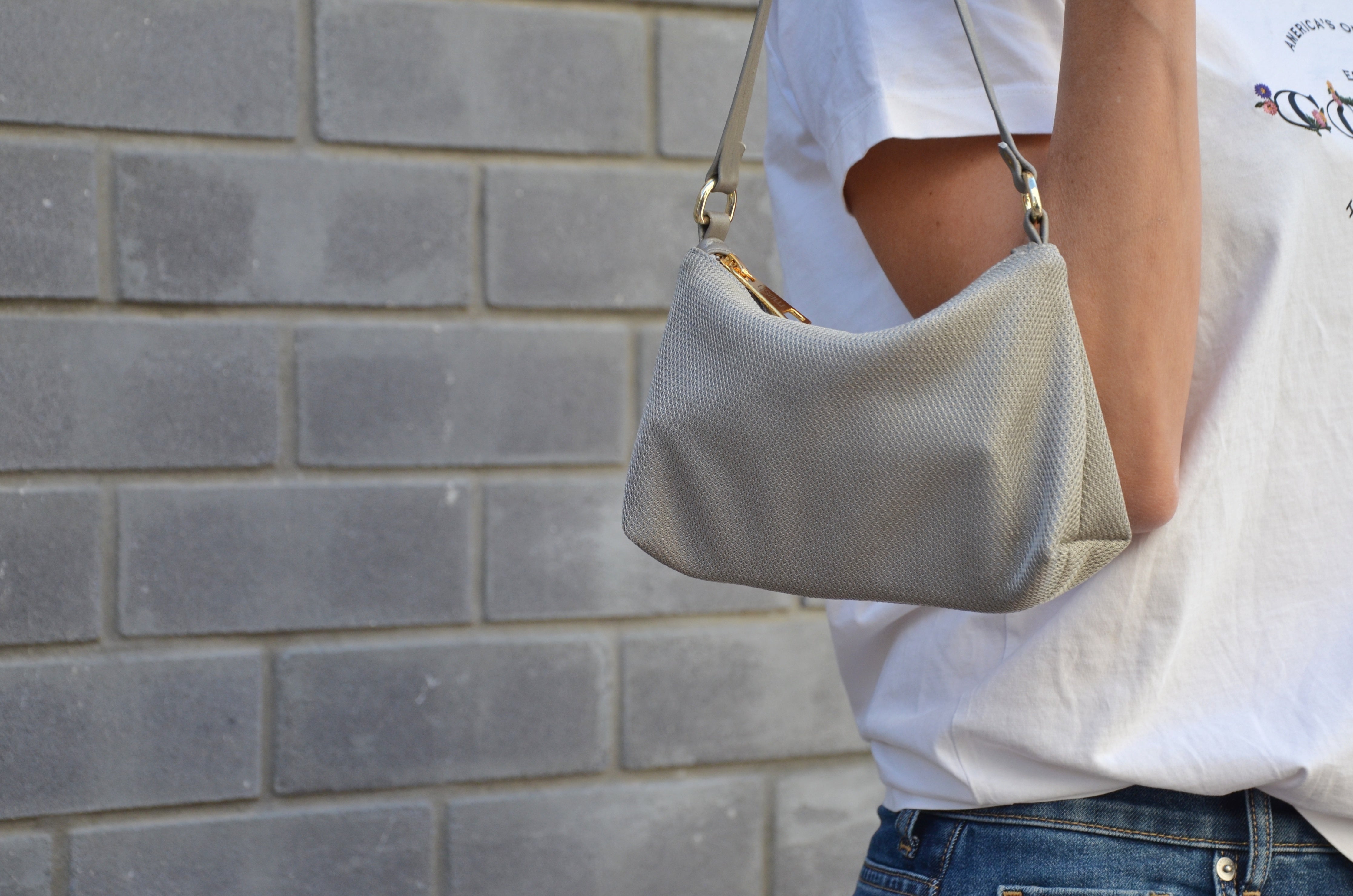 SOLD OUT - Mini MESH Bag - Silver