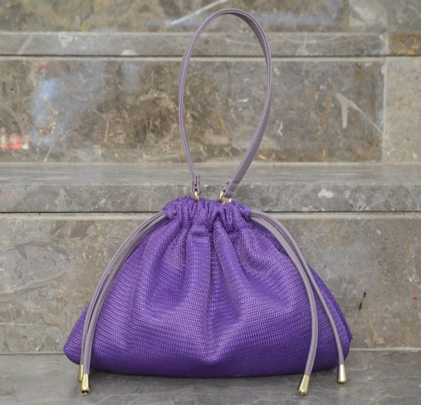 Purple MESH BAG